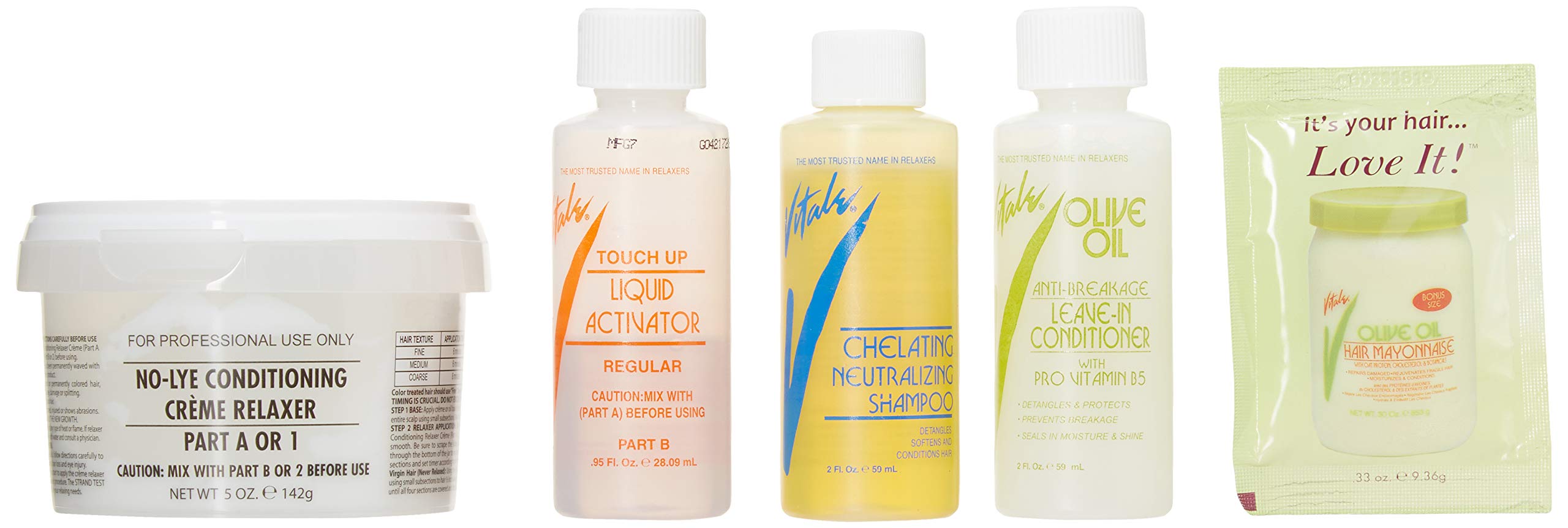 Vitale Olive Oil Relaxer Touch Up Kit, Regular