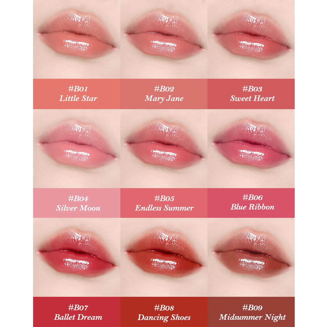 Flower Knows Swan Ballet Shine Solid Lip Gloss Stick-Moisturizing Tinted Lip Balm-Hydrating Lip Gloss in Balm-Long Lasting Lip Makeup for Girls&Women,Vegan & Cruelty-Free(B04 Silver Moon)