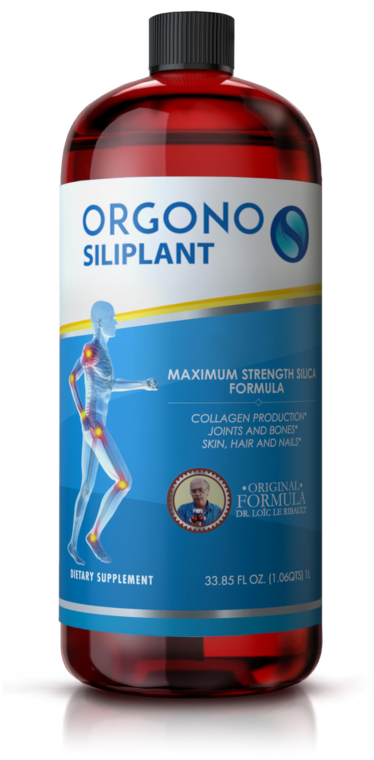 Orgono Siliplant | Vegan Collagen Booster | Supports Healthy Collagen and Elastin Production for Joint & Bone Support, Glowing Skin, Strong Hair & Nails. 66 Servings.