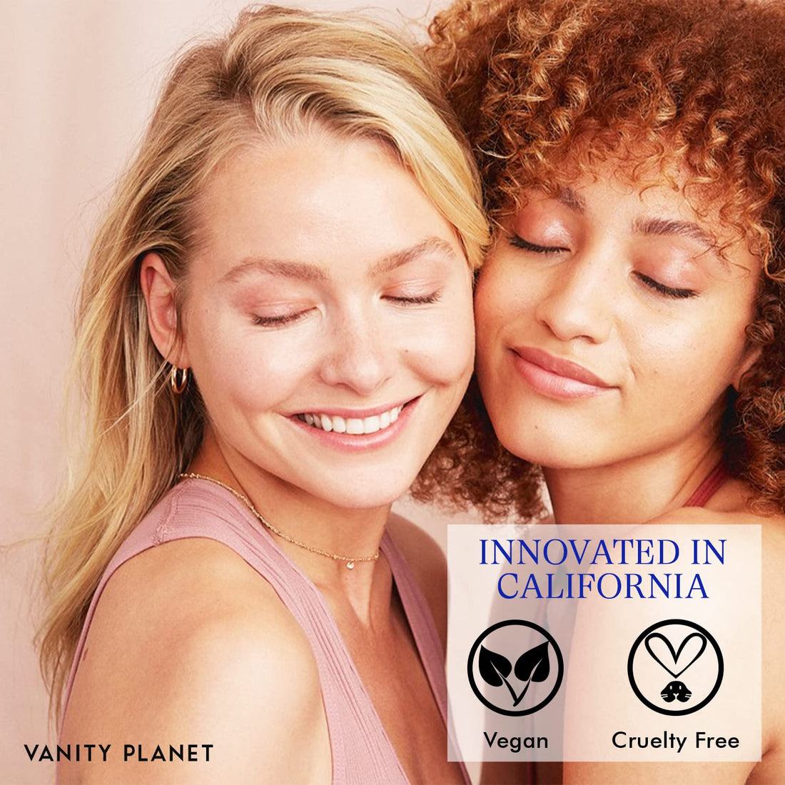 Vanity Planet LEDA Blue LED Silicone Face Brush - Deep Cleansing Light Therapy for Your Skin and Prevent Fine Lines, Wrinkles and Sunspots - Gentle for Sensitive Skin