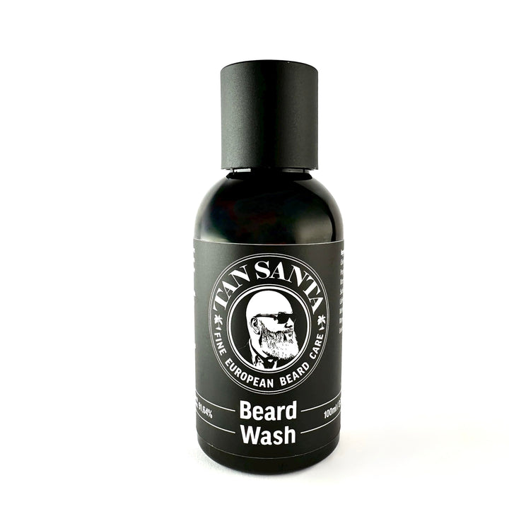 Tan Santa Beard Wash with Natural Moisturizers and Bergamot oil - Beard Wash for the Modern Man