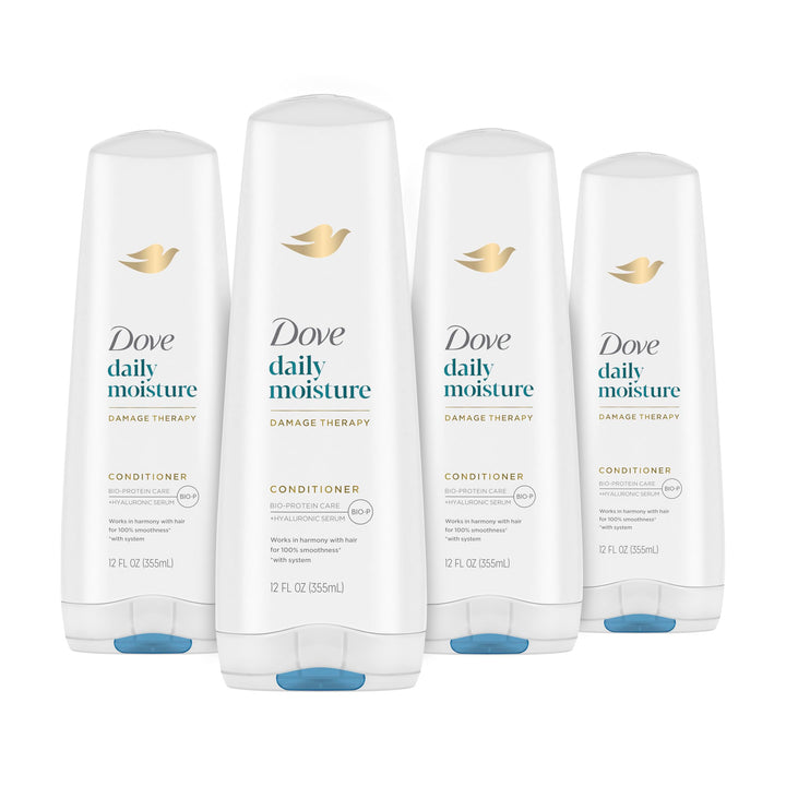 Dove Nutritive Solutions Conditioner, Daily Moisture 12 Fl Oz (Pack of 4)