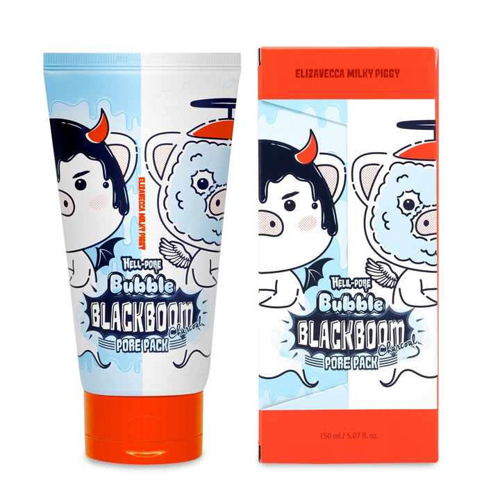 Elizavecca Milky Piggy Hell Pore Bubble Blackboom Charcoal...