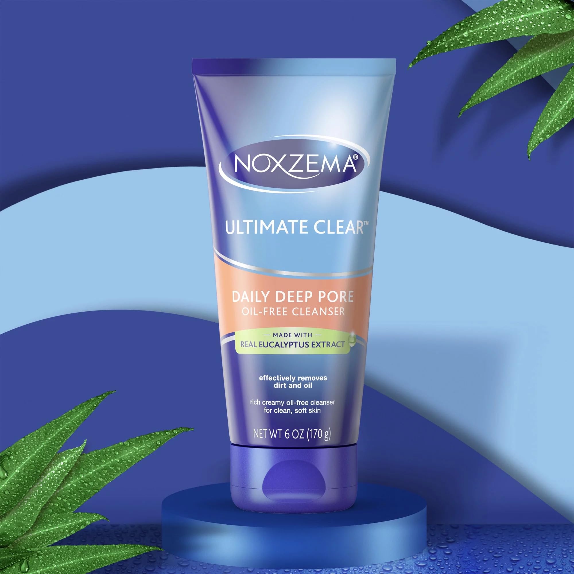 Noxzema Ultimate Clear Daily Deep Pore Cleanser 6 oz (Pack of 3)