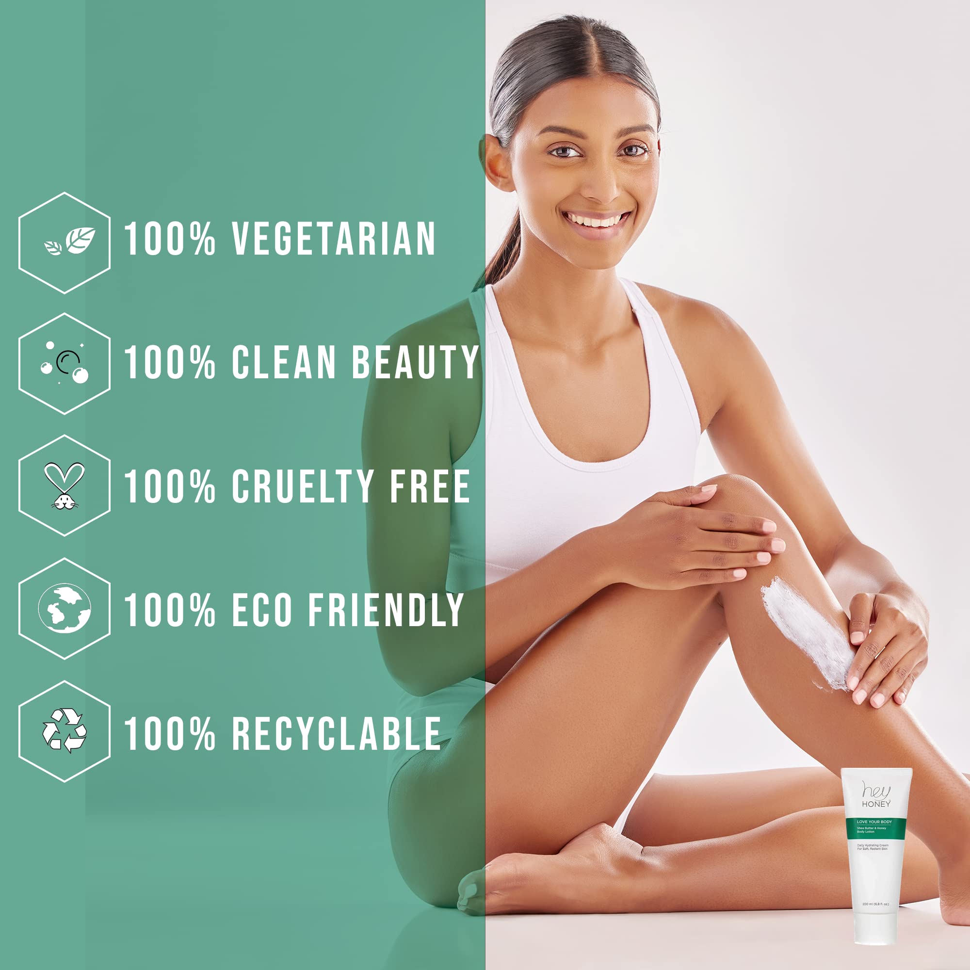 Hey Honey Love Your Body Honey Body Lotion, 8.4 oz