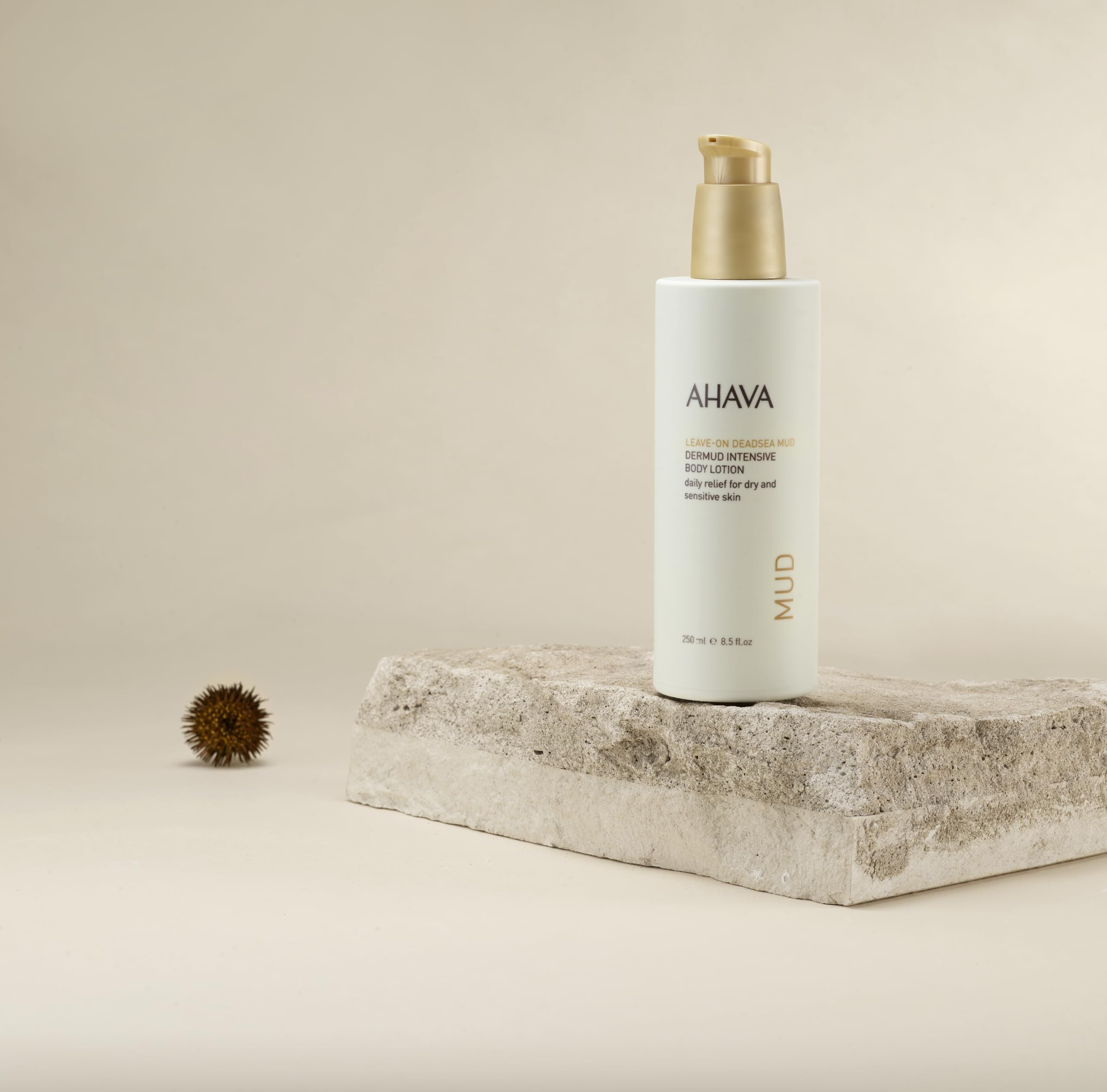 AHAVA Dermud Intensive Body Lotion - Lightweight, Silky Cream based on Patented Leave-On Dead Sea Mud, Combats rough & dry skin, Instantly Softens, Alleviates Irritations & Sensitivity, 8.5 Fl.Oz