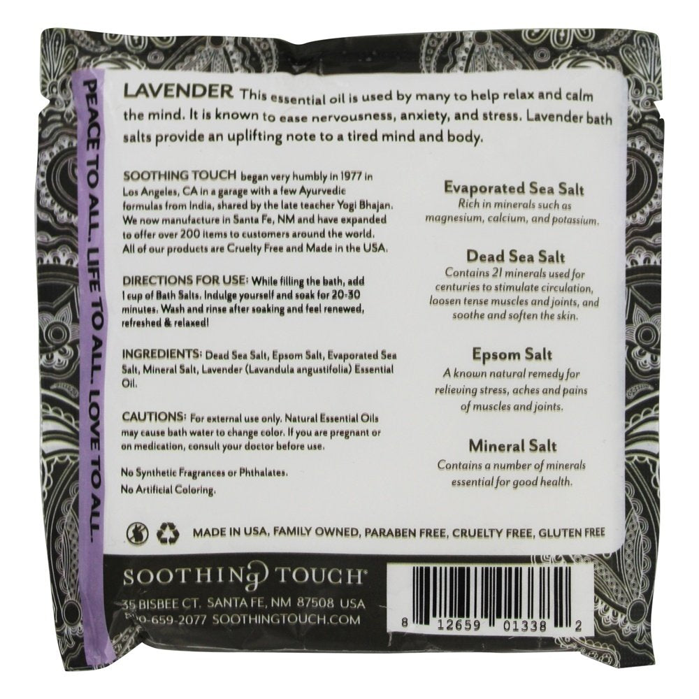Soothing Touch - Calming Bath Salts Lavender 8 Oz. 176688
