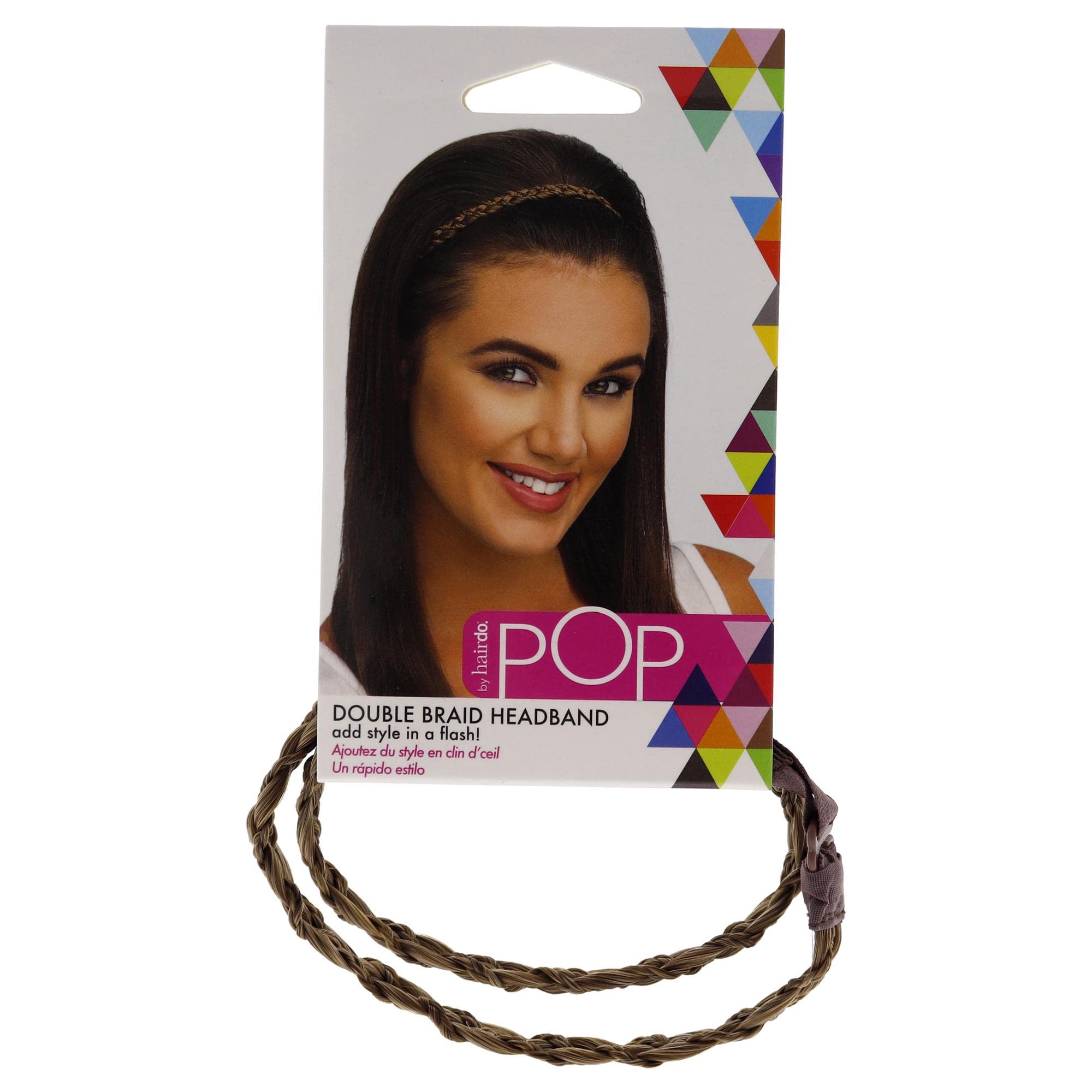 Hairdo Pop Double Braid Headband - R1416T Buttered Toast for Women - 1 Pc Hair Headband