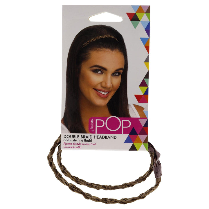 Hairdo Pop Double Braid Headband - R1416T Buttered Toast for Women - 1 Pc Hair Headband