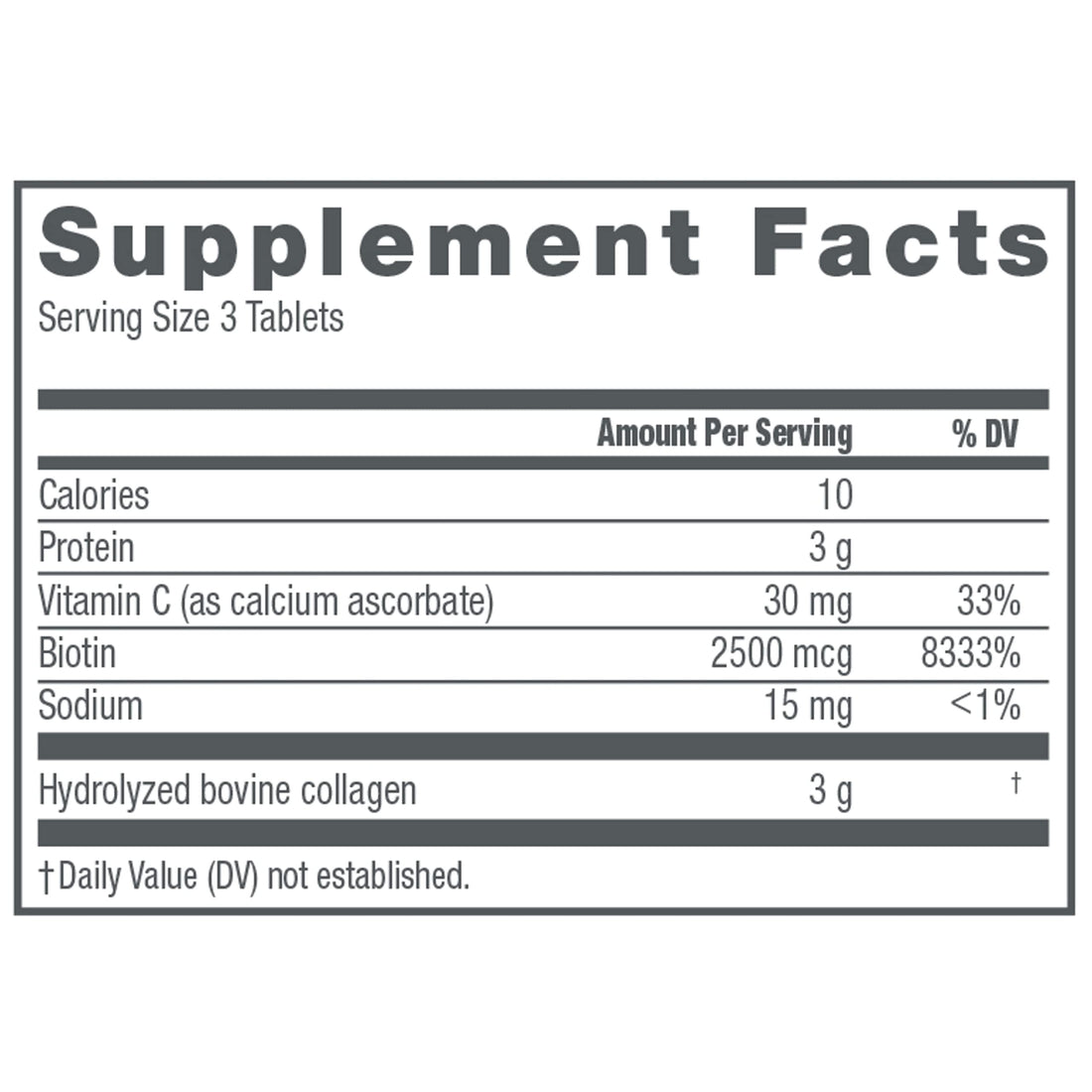 NeoCell Super Collagen With Vitamin C and Biotin, Skin, Hair and Nails Supplement, Includes Antioxidants, Tablet, 270 Count, 1 Bottle