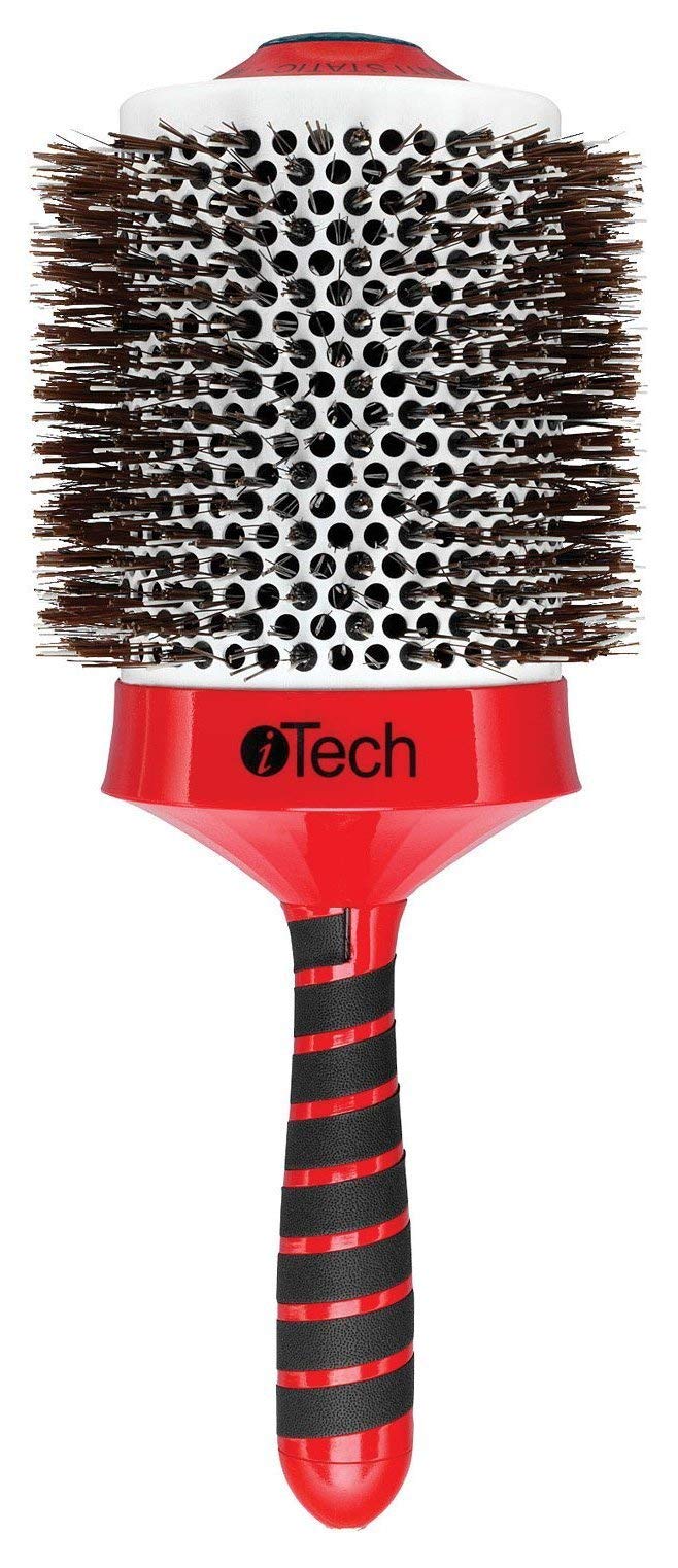iTech 3 1/4 Magnetic Tourmanline Boar and Nylon Brushes #76500