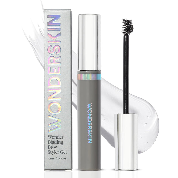 Wonderskin Wonder Blading Brow Styler Gel, Long Lasting Clear Eyebrow Gel, Lightweight and Volumizing Brow Styler