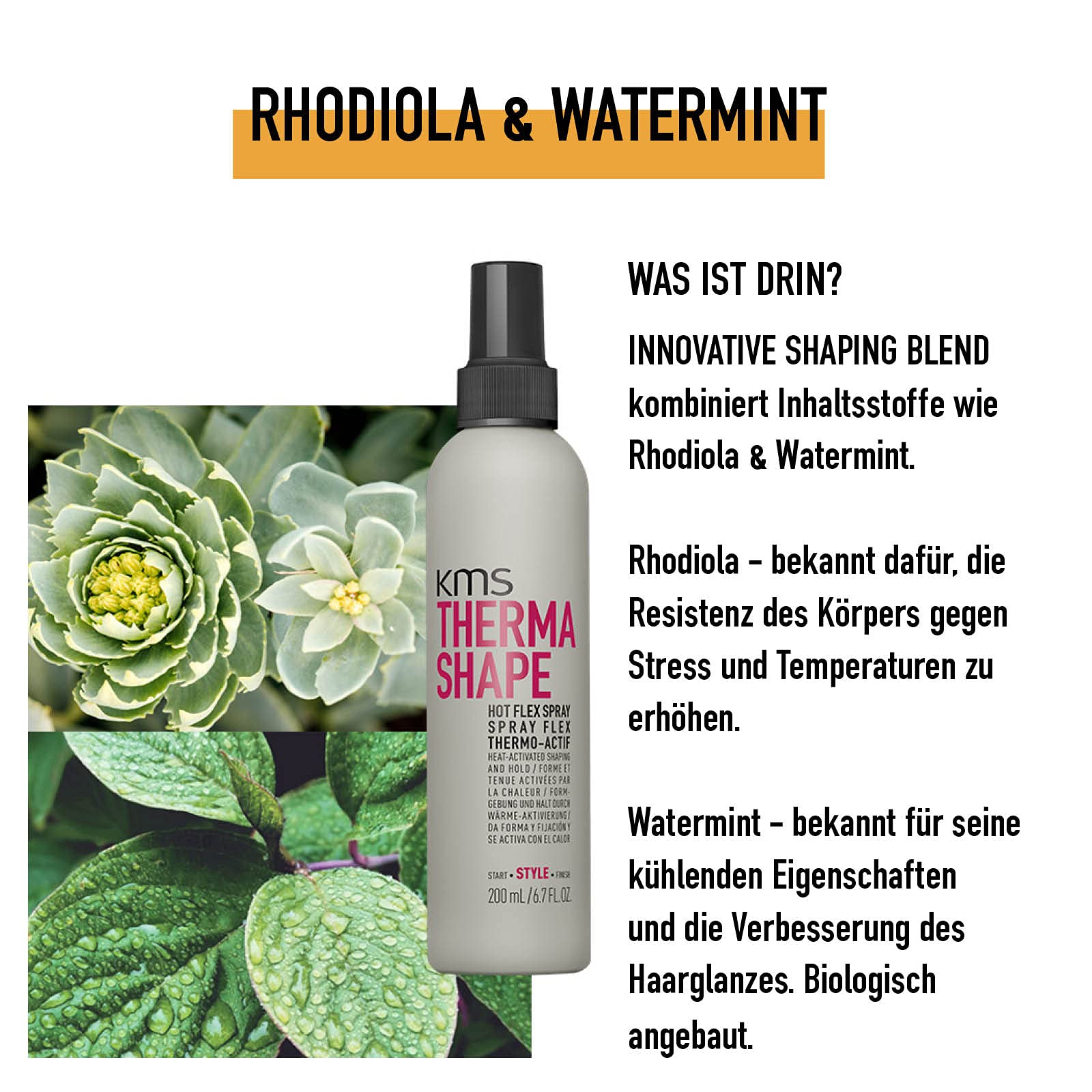 KMS Therma Shape Hot Flex Spray, 6.7 oz.