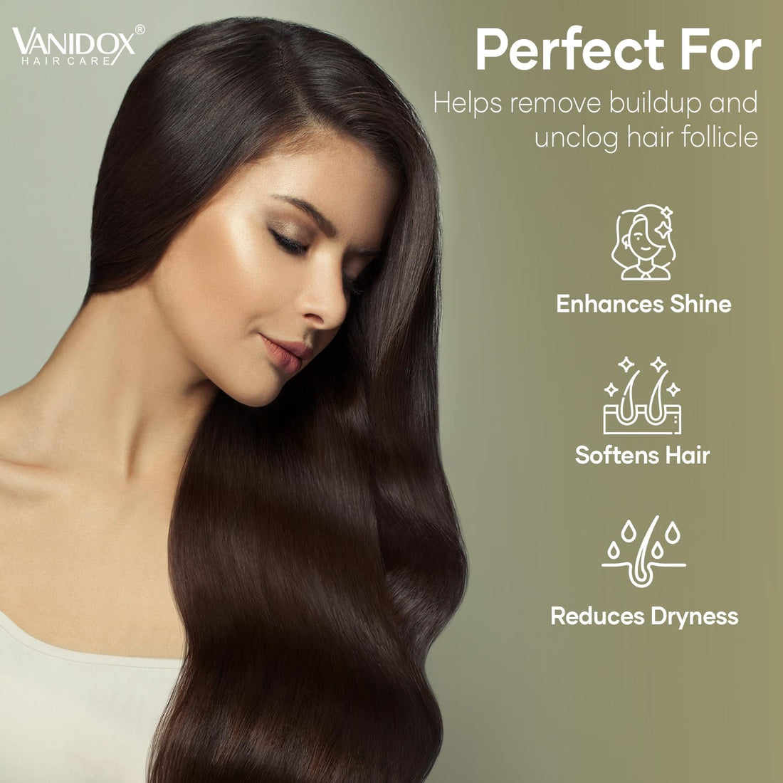 VANIDOX Carbonic Acid Shampoo and Conditioner for Men and Women, Deep Moisturizing Conditioner, Thickens, Softens, & Smooths Set for Hair Growth and Repair, Made in USA - 16 Fl Oz Each