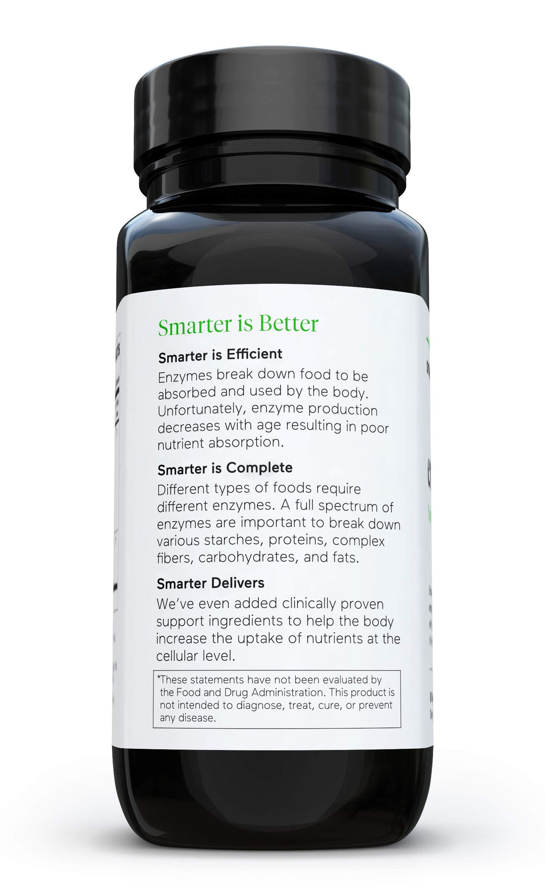 Smarter Nutrition Digestive Enzymes - Daily Gut Health Support with 16 Enzymes for Nutrient Absorption & Meal Time Comfort with Bromelain, Papain, Lactase - 90 Count - 30-Day Supply