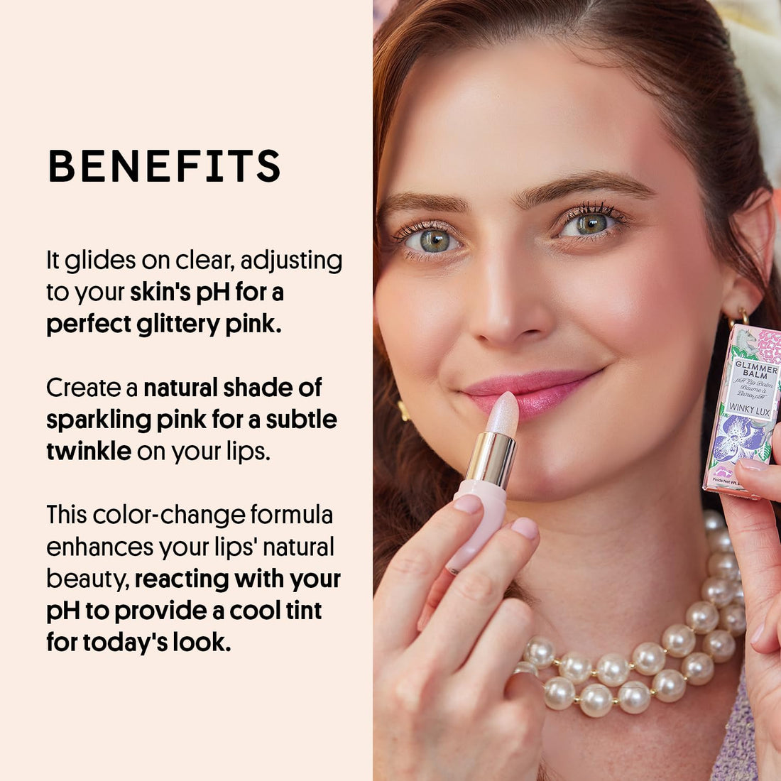 Winky Lux Glimmer Lip Balm, Crème Finish - # Unicorn