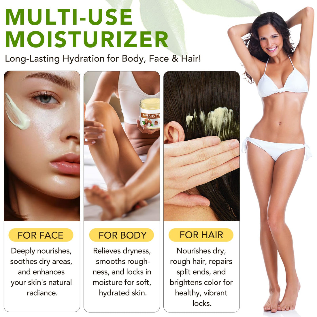 Mariayu Shea Butter, Shea Butter Raw Organic, Soothes, Nourishes and Softens Dry Skin, Raw & Undefined Shea Butter Suitable for All Skin Types-7.8 oz