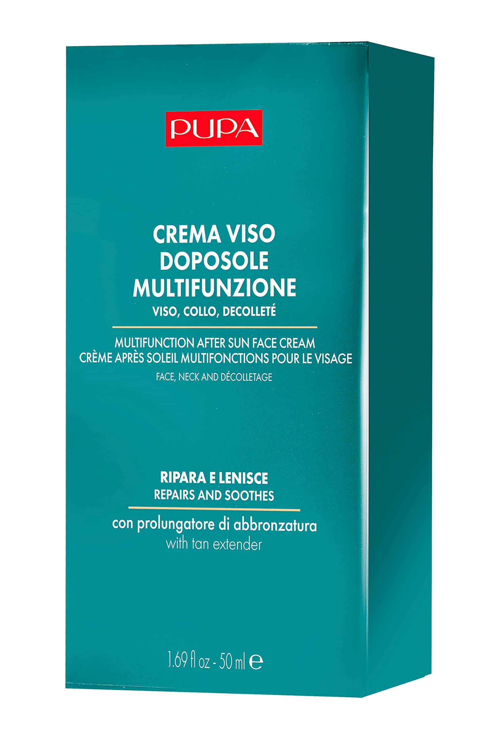 Multifunction After Sun Face Cream by Pupa Milano for Unisex - 1.69 oz Cream
