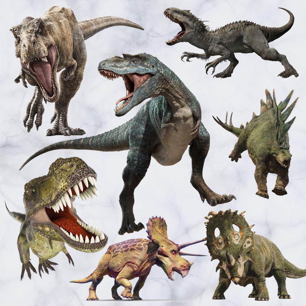 Dinosaur Wall Stickers for Boys Room, Peel & Stick Removable Wall Art Sticker Decals for Kids Bedroom Nursery Playroom Living Room Decoration