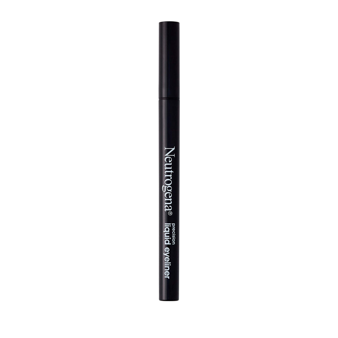 Neutrogena Precision Liquid Eyeliner with Honey & Coconut, Hypoallergenic, Smudge- & Water-Resistant Eyeliner Makeup for Precise Application, Jet Black, 0.013 fl. oz