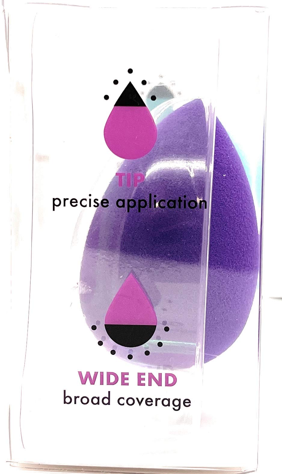 Cala Duo make-up mint & purple blending sponges