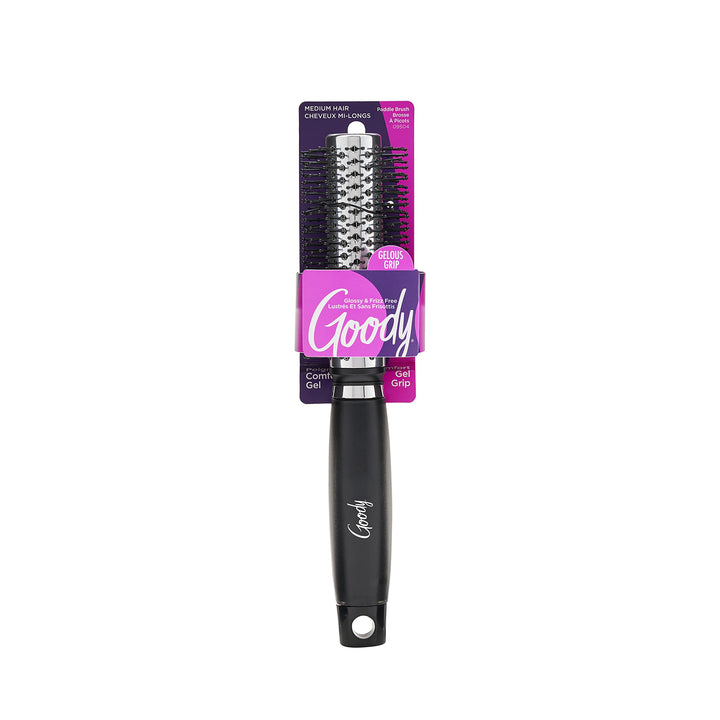 Goody Gelous Grip Round Brush For Short to Medium Hair (Colors Vary) by Goody