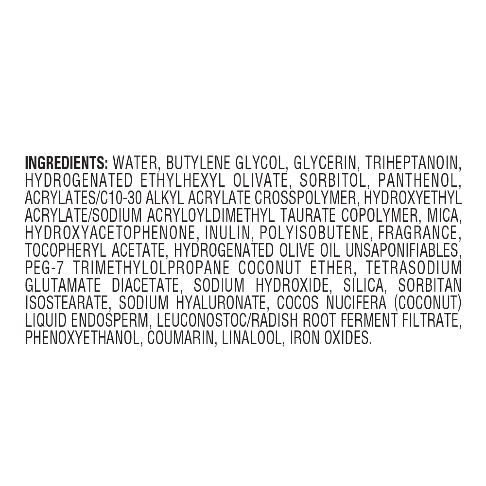 Jergens Melanin Glow Facial Glow Enhancer, Luminizer and Moisturizer with Hyaluronic Acid, Dermatologist-Tested, Non-Comedogenic, 2Oz