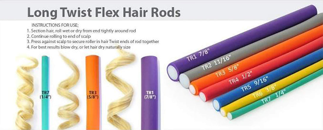 Annie 01208 Soft Twist Rollers, Orange, 6 Count
