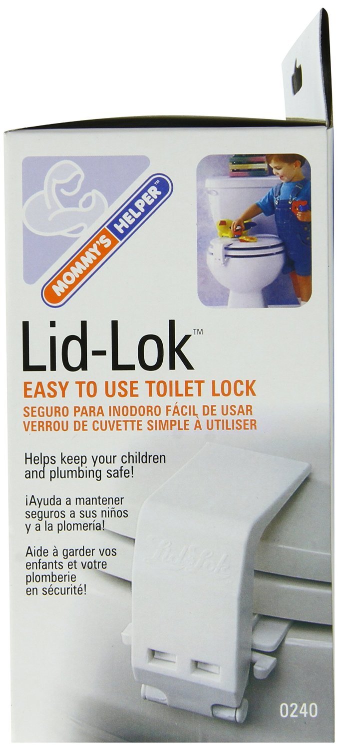Mommy's Helper Toilet Seat Lid-Lok, Set of 2