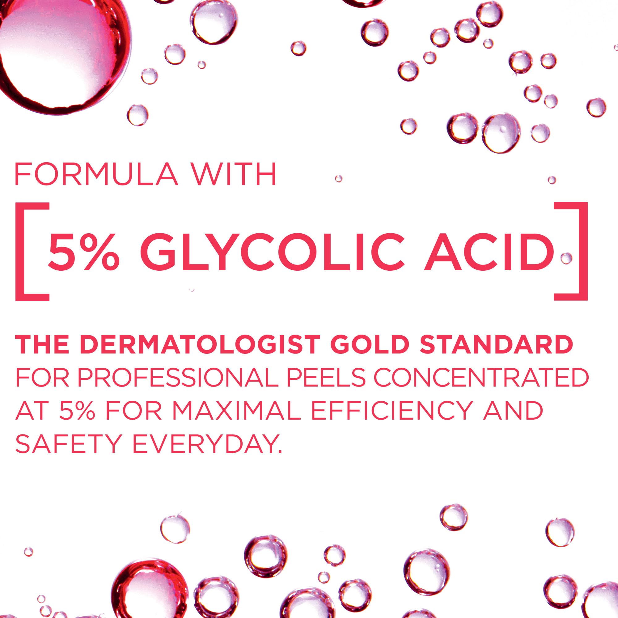 L'Oreal Paris Revitalift 5% Pure Glycolic Acid Peeling Toner with Aloe Vera, Alcohol Free, Fragrance Free 6 fl oz