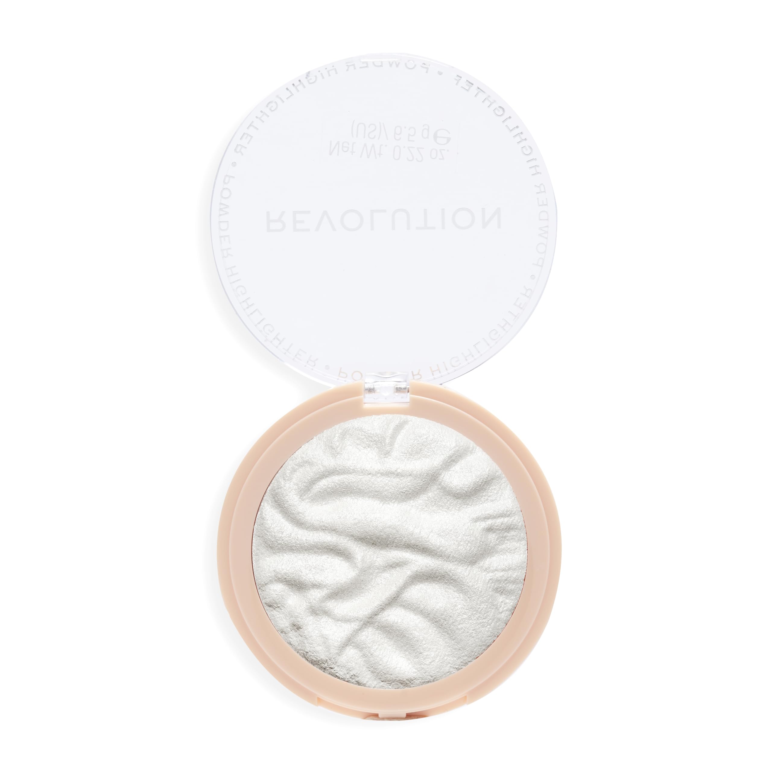 Revolution, Reloaded Pressed Powder Highlighter, Intensely Pigmented for a High Impact Dewy Finish, Set The Tone, 0.22 Oz