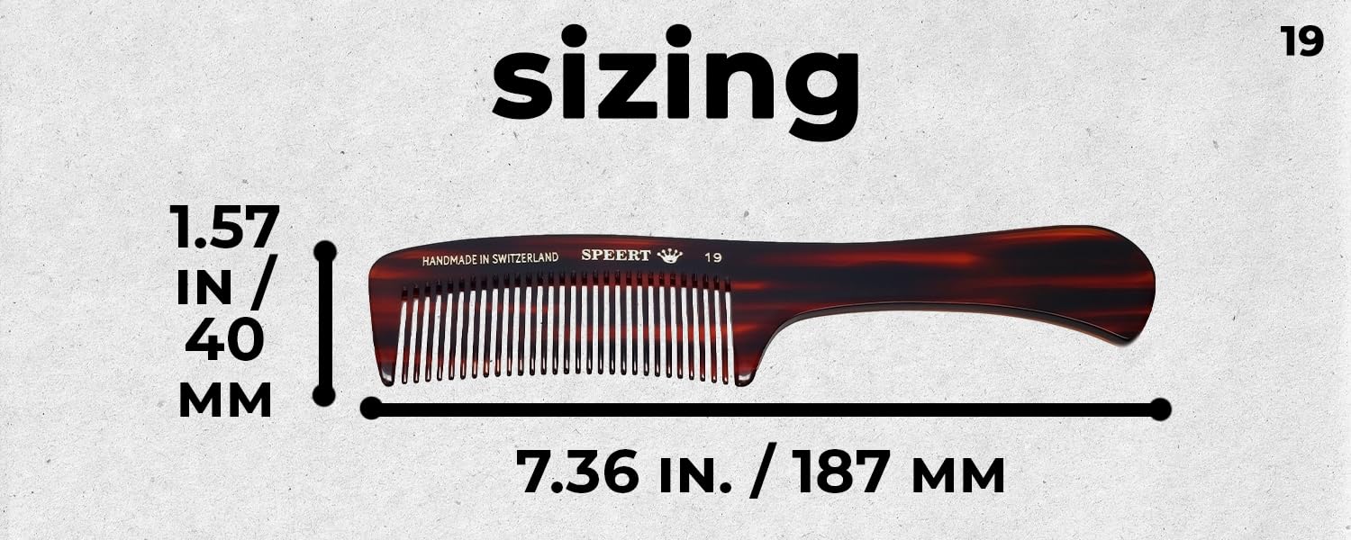 Hand-made tortoise comb #19