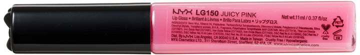NYX Professional Makeup Mega Shine Lip Gloss, Juicy Pink, 0.37 Ounce