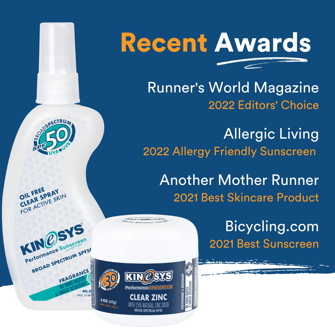 KINeSYS Reef Safe Natural Mineral Zinc Oxide Sunscreen, Rubs in Clear, SPF 30, Broad Spectrum UVA/UVB protection for Face and Body; Alcohol, PABA & Oxybenzone FREE, Peppermint & Rosemary Scent, 2 oz
