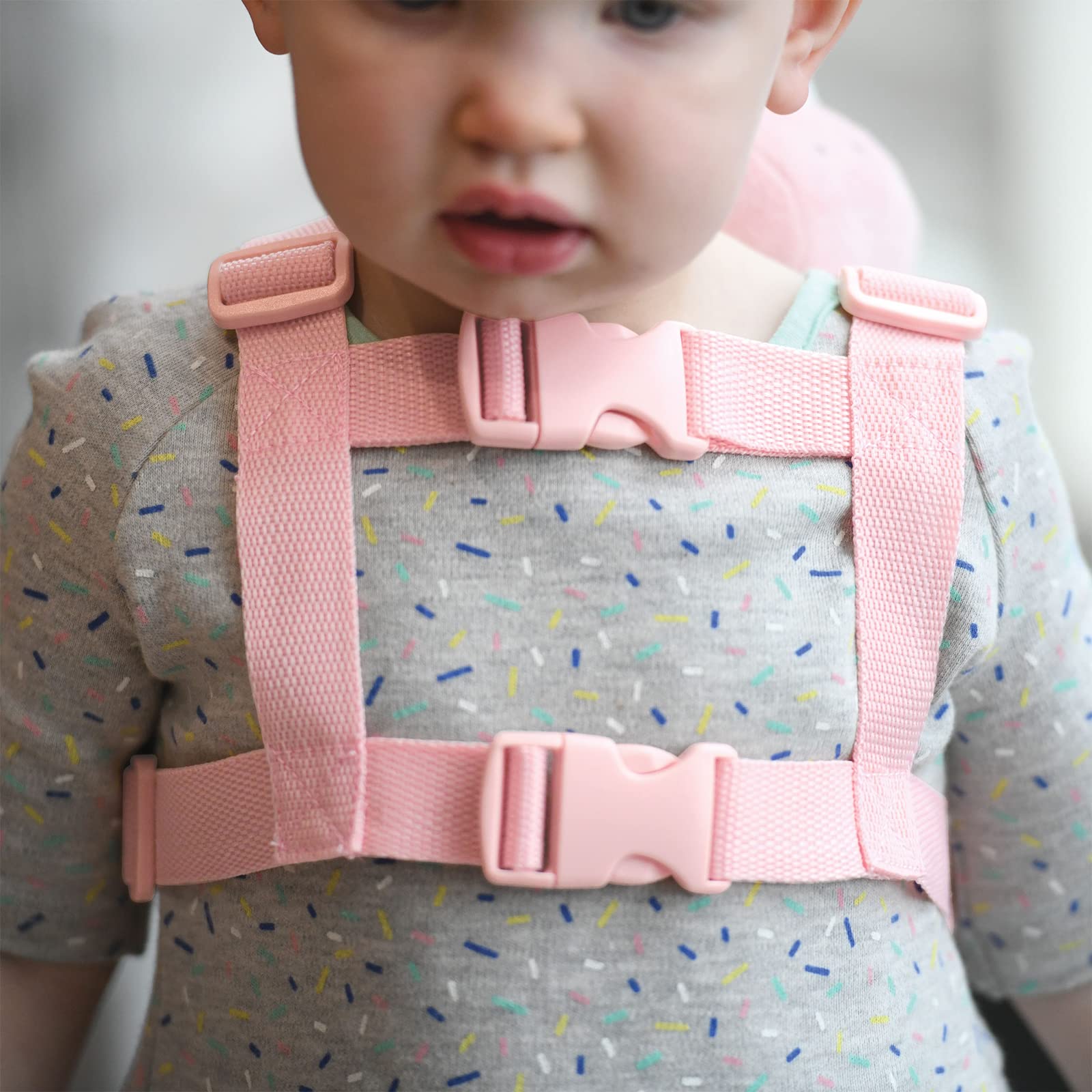 Travel Bug Toddler Character 2-in-1 Safety Harness (Unicorn - White/Pink/Rainbow)