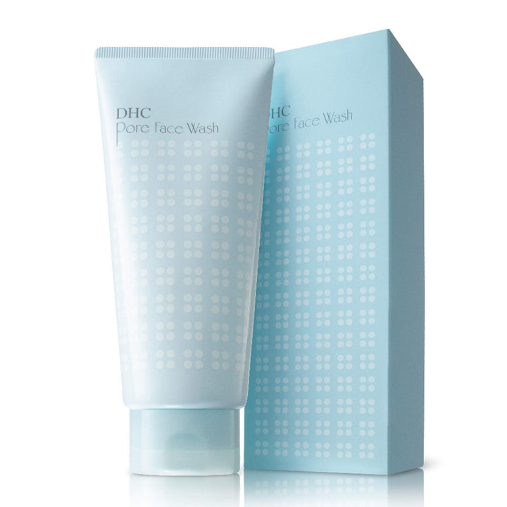 DHC Pore Face Wash, Foaming, Pore-Minimizing, Exfoliating Cream Cleanser, For Acne and Oily Prone Skin, Fragrance and Colorant Free, 4.2 oz. Net wt.