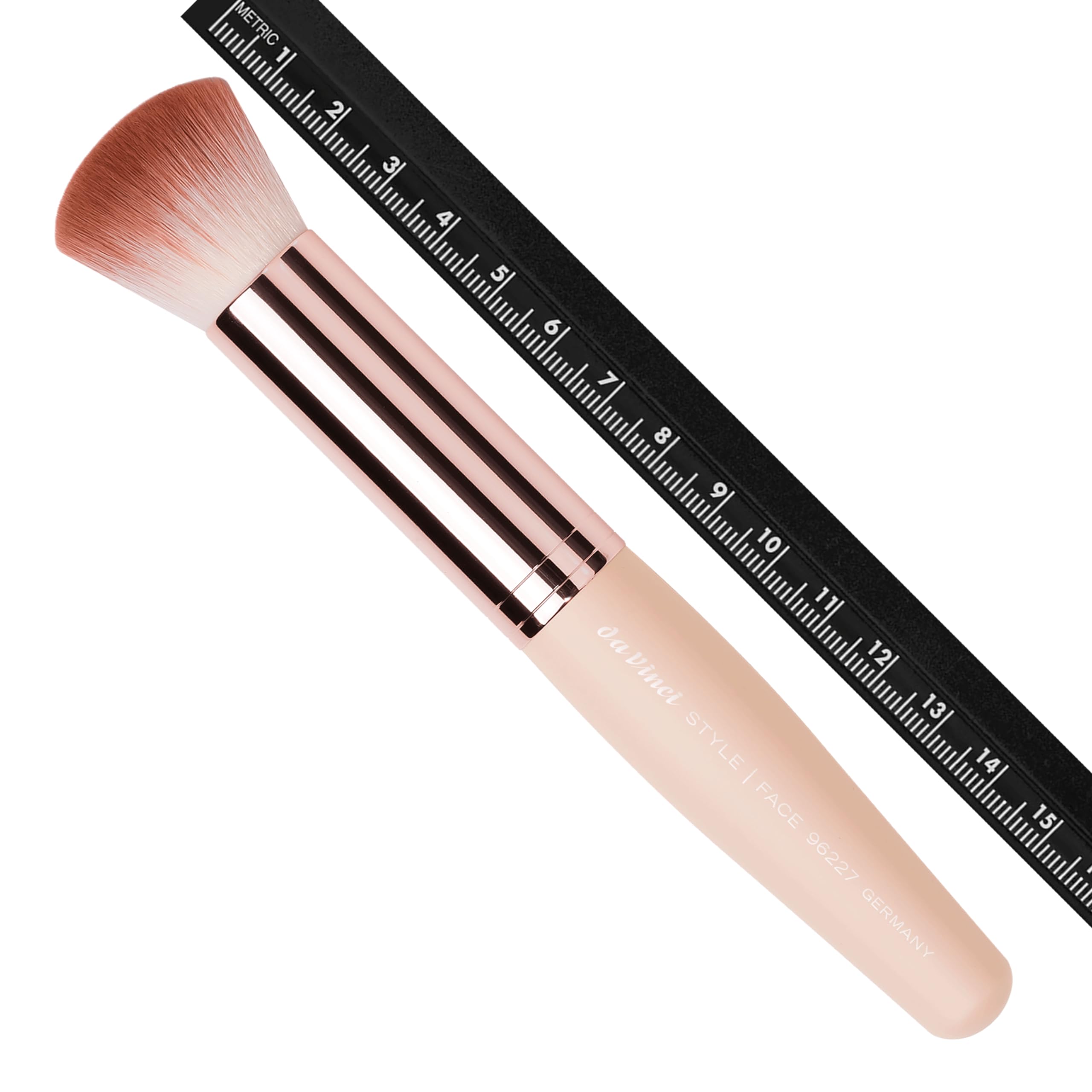 da Vinci Cosmetics Style Vegan Round Foundation Brush, Made In Germany