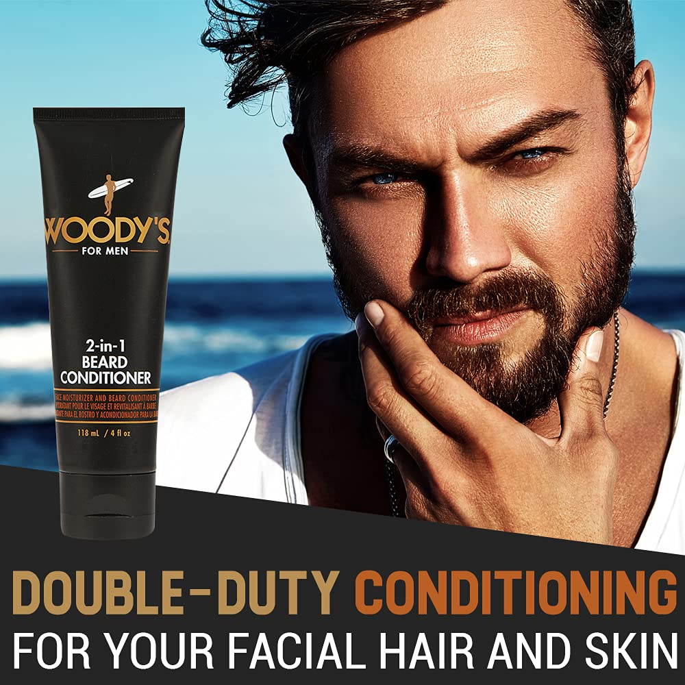Woody's 2-in-1 Beard Conditioner - 4 oz by Woody's Men's Grooming