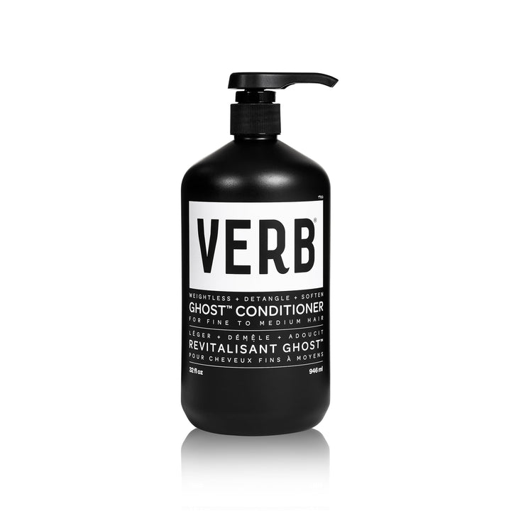 VERB Ghost Conditioner, 32 fl oz- Infused with Moringa Oil -Moisturizes Fine and Weighed Down Hair - Vegan, No Parabens or Harmful Sulfates