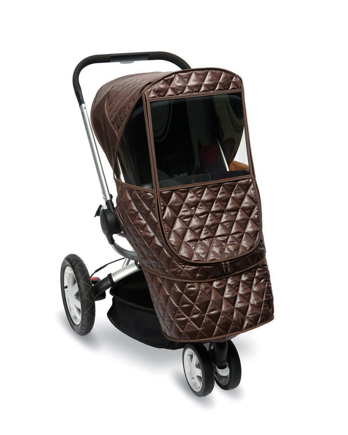 Manito Castle Beta Stroller Weather Shield (Chocolate)