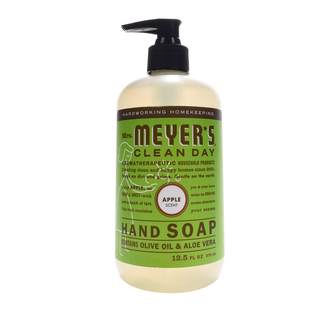 Mrs. Meyer's Clean Day Liquid Hand Soap, Apple, 12.5 Fluid Ounce