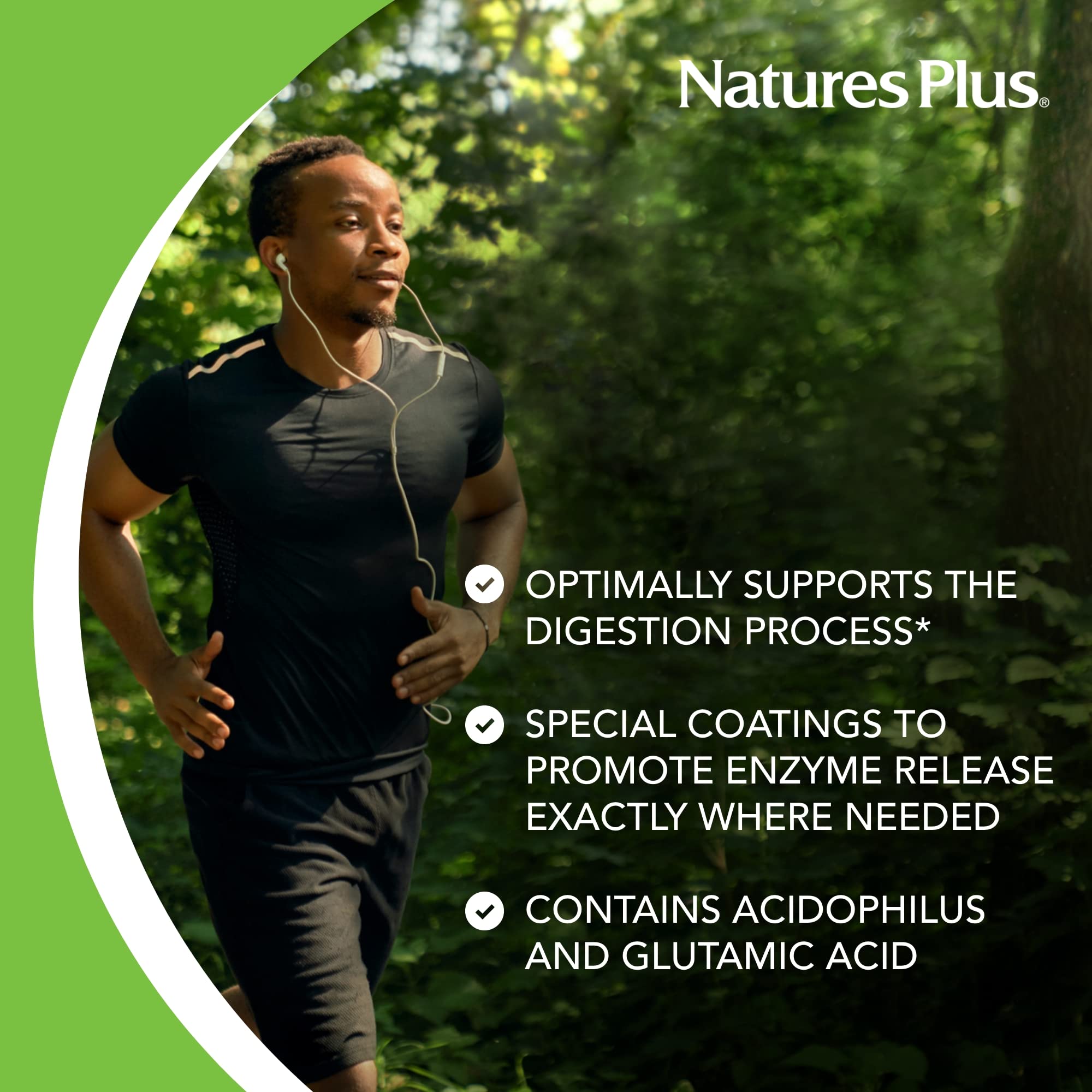 Natures Plus Ultra-Zyme - 90 Tablets - Enzyme Supplement to Support Healthy Digestion - Gluten Free - 45 Servings