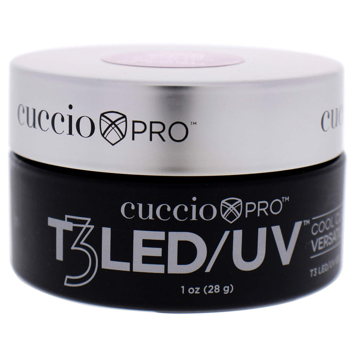 Cuccio Pro - T3 Cool Cure Versatility Gel - Controlled Leveling Opaque Nude Pink - for Women - Nail Gel - 1 oz