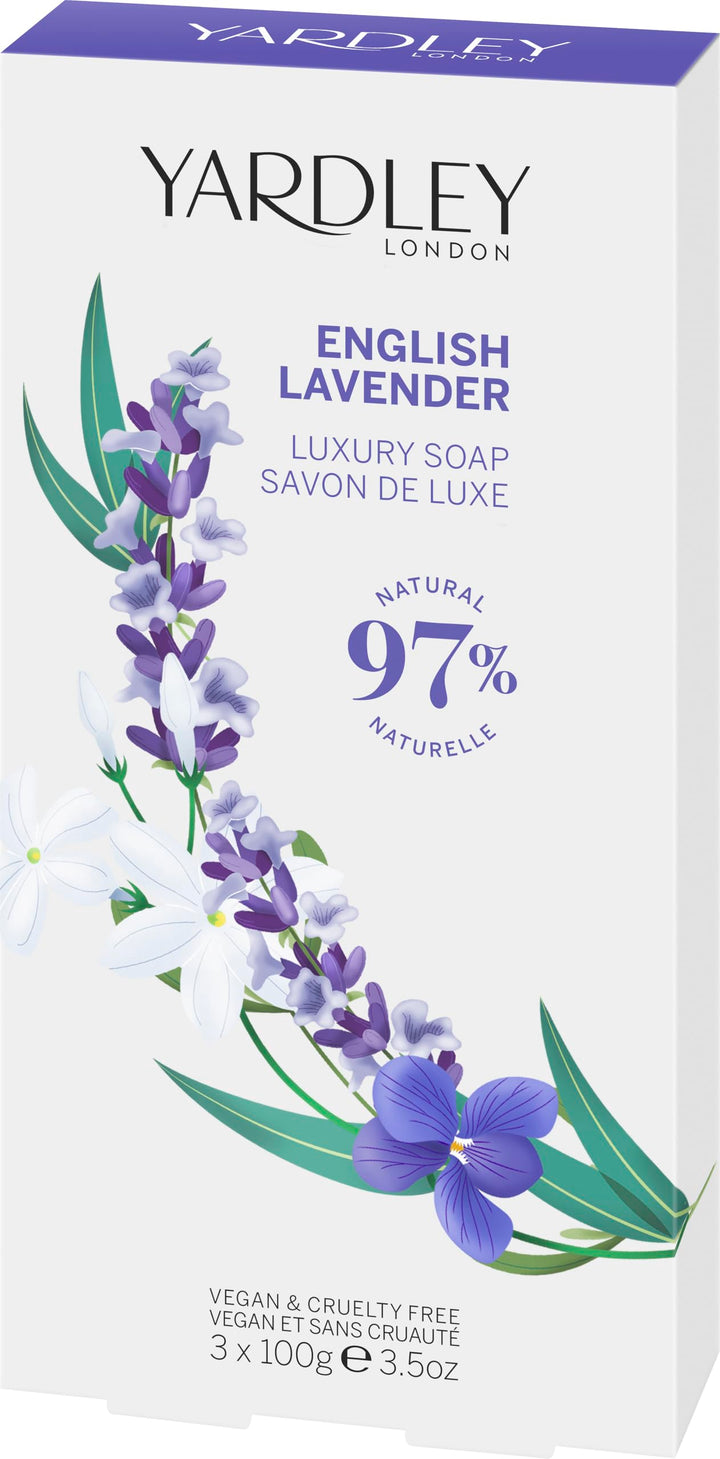 Yardley Of London Yardley English Lavender By Yardley Of London For Women. Luxury Soap Pack 3 X 3.5-Ounces