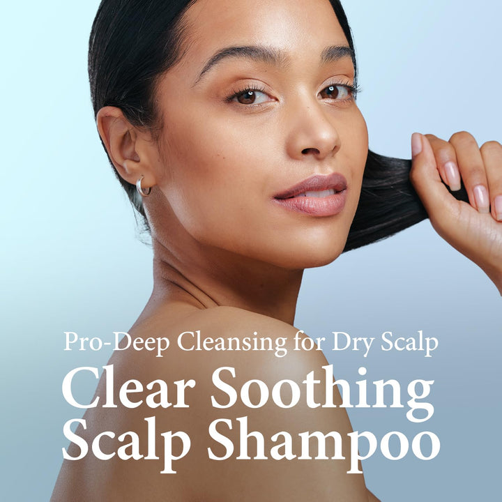 KUNDAL Clear Soothing Scalp Shampoo [Apple Green Tea] Shampoo - Korean Hair Care, Deep Cleansing, Sensitivity Care, For Dry Scalp 10.14fl oz (Pack of 1)