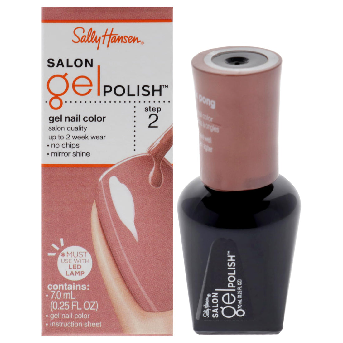 Sally Hansen Salon Pro Gel, Pink Pong, 0.25 Fluid Ounce
