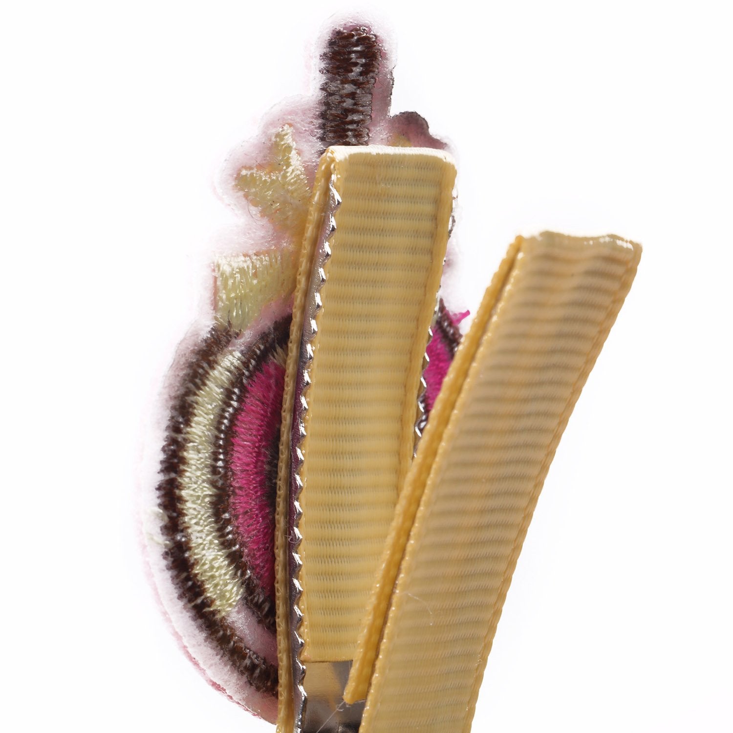 KOONY Baby Girls Hair Clips Cartoon Design Embroidered Patches Barrettes 12pc (Candy)