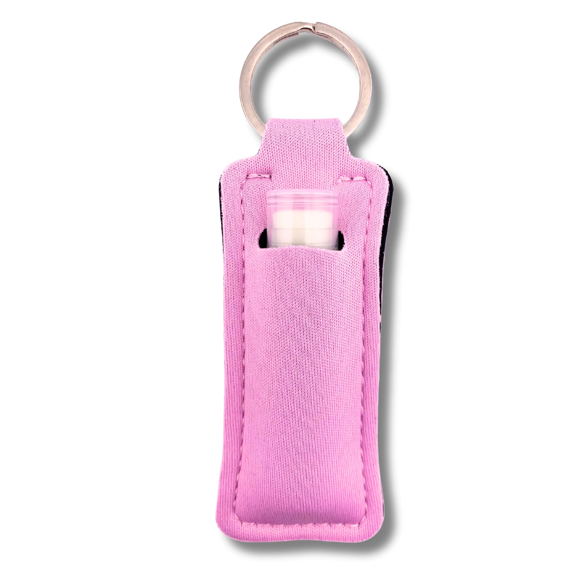 TINY SEED Gift Bundle: Mango Chapstick 4-Pack. Includes Bonus Lip Balm Holder Keychain (Pink). Limited Edition Flavor from the Chapstick Tropical Paradise Collection