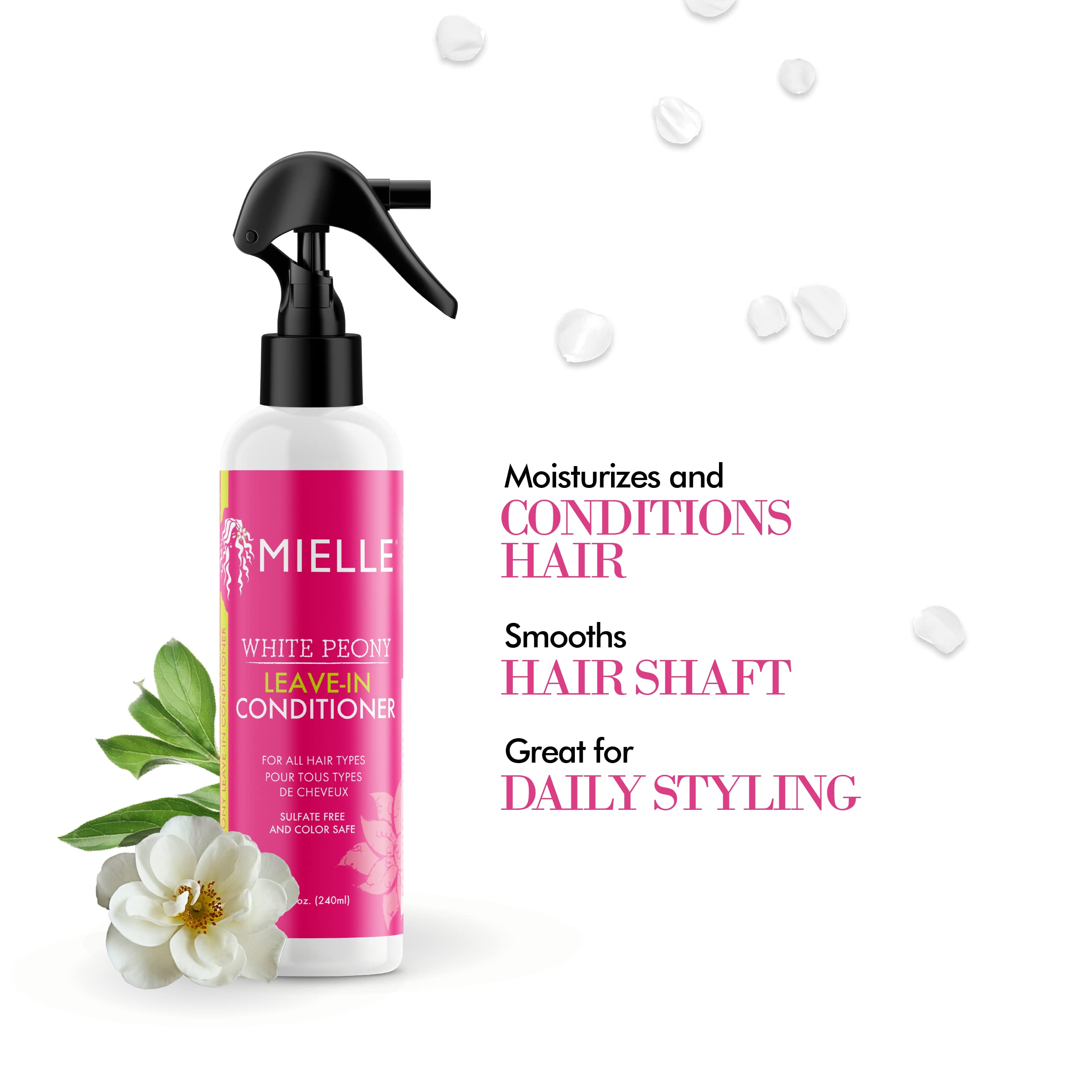 Mielle Organics White Peony Leave In Conditioner 8oz by Mielle Organics