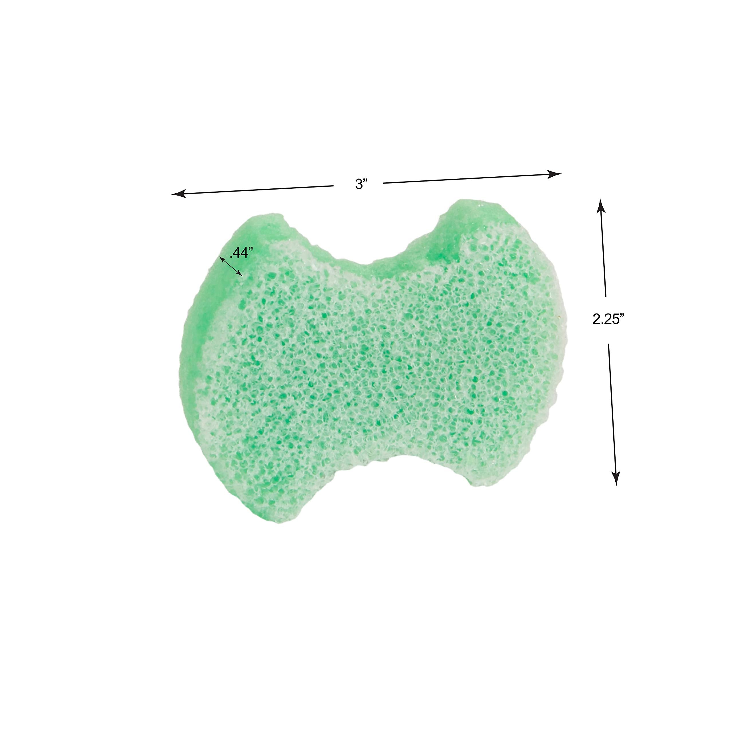 Spongeables Pedi-scrub Foot BufferFoot Exfoliating Sponge With Heel Buffer and Pedicure Oil, 5+ Washes, Citron Eucalyptus Scent, Pack Of 6